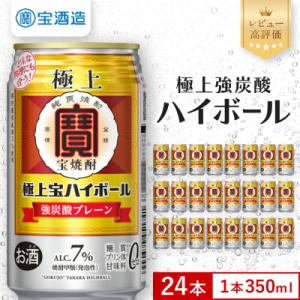 【宝酒造】極上宝ハイボール 350ml×24本