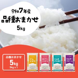 ふるさと納税 八千代町 令和7年産 茨城県産 新米 おまかせ 精米 5kg (5kg×1袋)