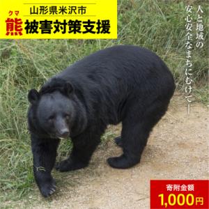 ふるさと納税 米沢市 【返礼品なし】人と地域の安心安全に向けて　熊被害対策支援
