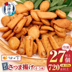 冷凍 小分け訳ありさつま揚げ120g×6袋 総量720g(a08-008)