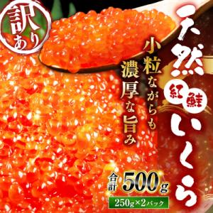 紅鮭いくら醤油漬け 500g (250g×2)冷凍