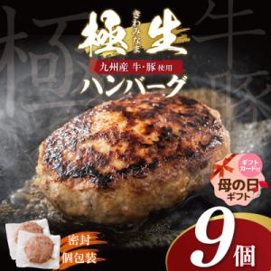 ふるさと納税 福智町 【母の日】極生ハンバーグ 9個セット(150g×9)