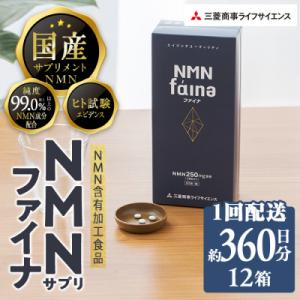 ふるさと納税 佐伯市 <1回配送>完全国内生産のNMNサプリメント「NMNファイナ」12箱