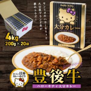 ふるさと納税 国東市 ハローキティおおいたカレー4.0kg(200g×20袋)豊後牛_2776R