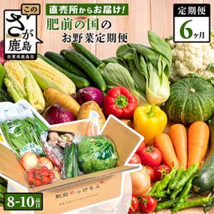 【毎月定期便】肥前の国のお野菜詰め合わせセット(鹿島市)全6回