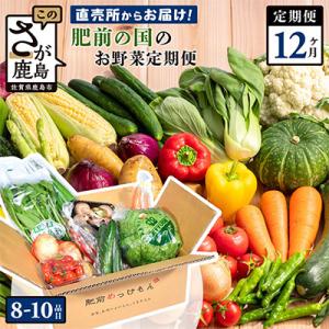 【毎月定期便】肥前の国のお野菜詰め合わせセット(鹿島市)全12回