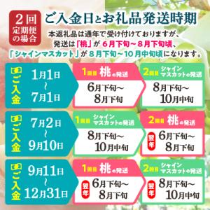 ふるさと納税 山梨市 【発送月固定定期便】20...の詳細画像3