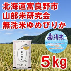 【毎月定期便】【特A受賞米】【無洗米】北海道富良野市産ゆめぴりか　精米5kg全6回