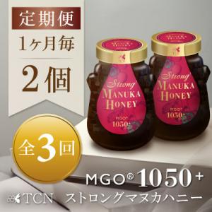 ふるさと納税 和泉市 【毎月定期便】ストロングマヌカハニー【MGO1050+】500g×2個　全3回