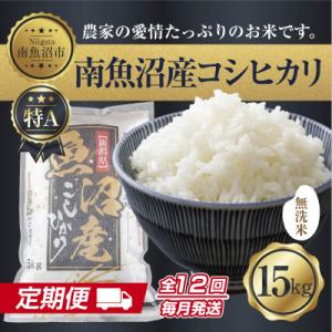 ふるさと納税 南魚沼市 【毎月定期便】無洗米 南...の商品画像