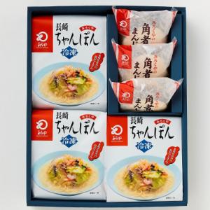 ふるさと納税 佐々町 【毎月定期便】【具材付き】長崎ちゃんぽん3食・角煮まんじゅう3個詰合せ[みろく屋](佐々町)全12回