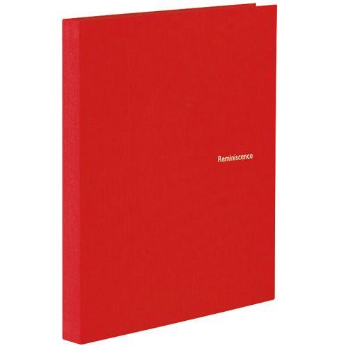 布製アルバム レミニッセンス L判 ミニポケットアルバム２段 XP-80M-20 レッド セキセイ ...