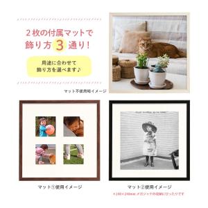 ましかく フォトフレーム 30角 壁掛け 正方...の詳細画像2
