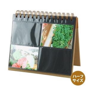 万丈（VANJOH） 飾れる リングフォトアルバム L判ハーフ 89×64mm 80枚