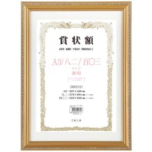 額縁 軽量賞状額 兼用 金ケシ A3/八二/百〇...の商品画像