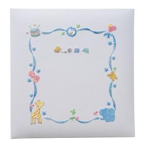 フエルアルバム 誕生用 ハッピーア二マル Lサイズ アイボリー アH-LB-801 ナカバヤシ 受発...