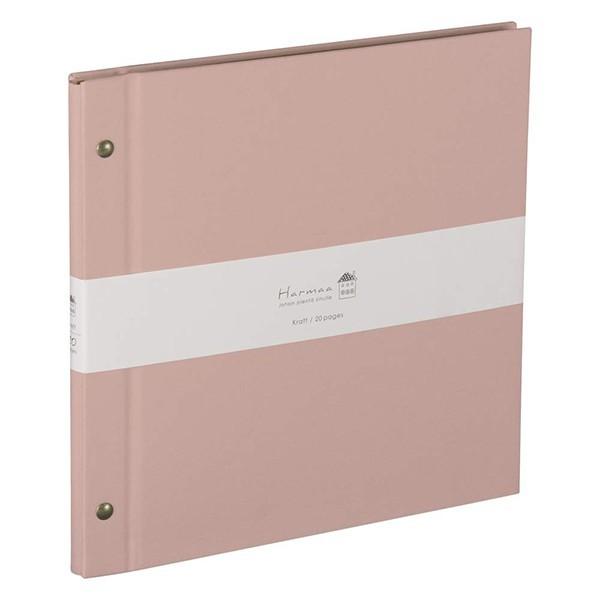 外ビス式アルバム デミサイズ Harmaa(ハルマー) ピンク A-HRD-201-P ナカバヤシ ...