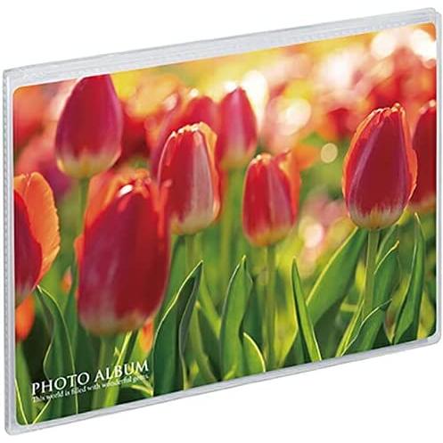 ミニポケ フォトアルバム 高透明 2L判 横 129×180mm 20枚収納 KP-7008 クリア...