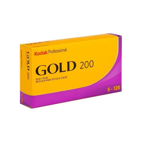 カラーネガフィルム GOLD 200 ブローニー 120 5本入 コダック Kodak