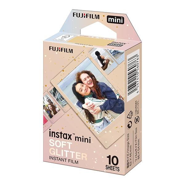 チェキ フィルム instax mini SOFT GLITTER ソフトグリッター 1パック 10...