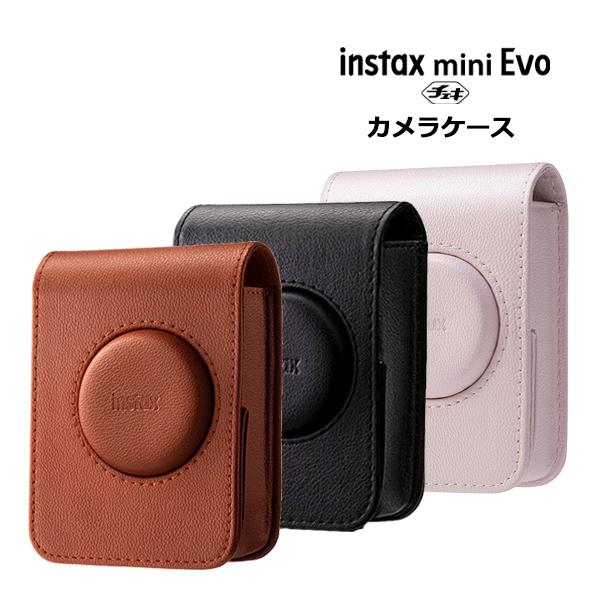 チェキ instax mini Evo 専用カメラケース BLACK ブラック BROWN ブラウン...