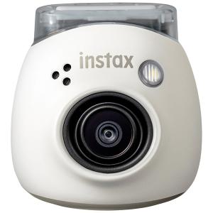 手のひらサイズカメラ チェキ INSTAX Pal ミルキーホワイト 多機能リングアクセサリ付き 富士フイルム｜y-sharaku