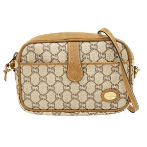 本物 グッチ GUCCI オールドグッチ GGプラス ショルダーバッグ