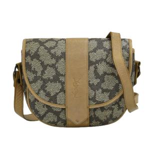 本物 イヴ サンローラン YVES SAINT LAURENT YSL ジラフ柄 ショルダー