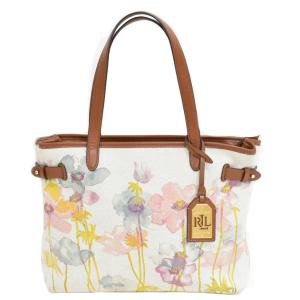 本物 ラルフローレン RALPH LAUREN フラワー 花柄 トートバッグ