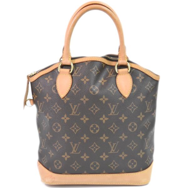 本物 ルイヴィトン LOUIS VUITTON LV ロックイット モノグラム ハンドバッグ ブラウ...