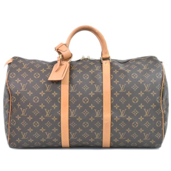 本物 ルイヴィトン LOUIS VUITTON LV キーポル 50 モノグラム ボストンバッグ ハ...