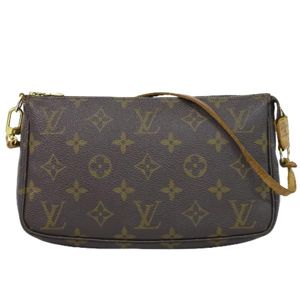 本物 ルイヴィトン LV LOUIS VUITTON ポシェットアクセソワール モノグラム アクセサ...