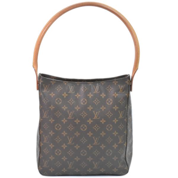 本物 ルイヴィトン LOUIS VUITTON LV ルーピング GM モノグラム ショルダーバッグ...