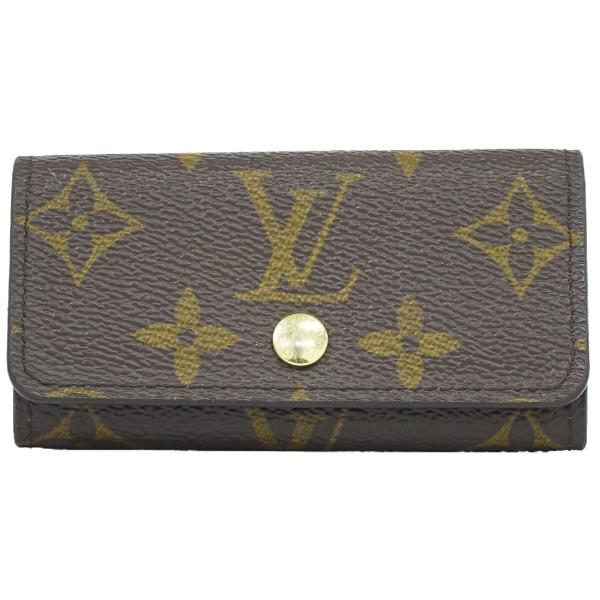 本物 ルイヴィトン LOUIS VUITTON LV ミュルティクレ 4 モノグラム キーケース 4...