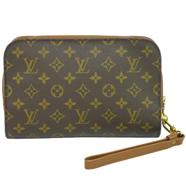 本物 ルイヴィトン LOUIS VUITTON LV オルセー モノグラム クラッチバッグ セカンド...