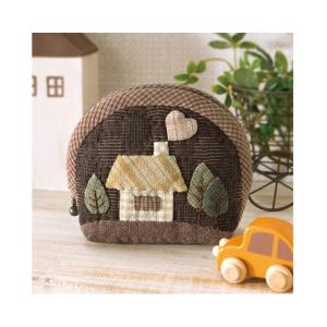 パッチワークキット  ハウスのぷっくりポーチ PA-591