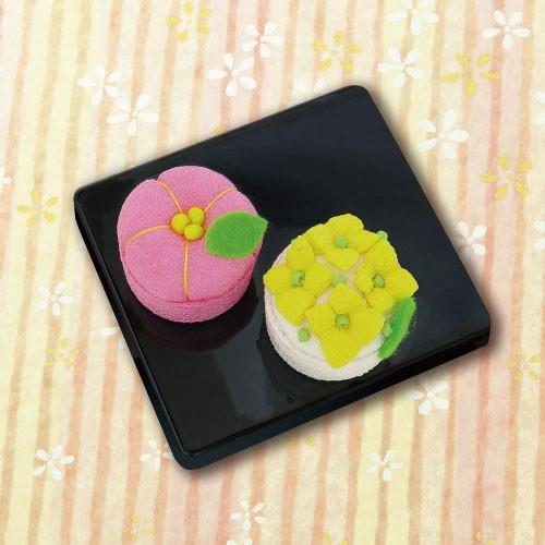 和菓子マグネット パッチワークキット 梅と菜の花　PA-689