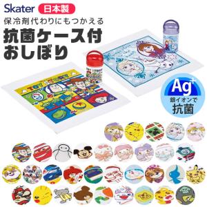 SKATER スケーター 2024年 新柄 抗菌ケース付き おしぼり おしぼりタオル 抗菌ケースセット 男の子 女の子 保冷剤 ケース付きおしぼり おしぼりケースセット｜y-sir