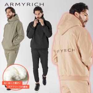 メンズ ベロア セットアップ トラックジャケット ARMYRICH 上下セット