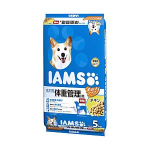 マースジャパンリミテッド IAMS（アイムス）成犬用 体重管理用 チキン 中粒 5kg｜y-sofmap
