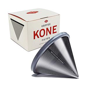 珈琲問屋 able Coffee Kone フィルター ステンレス 円すい 6-10杯用  シルバー...