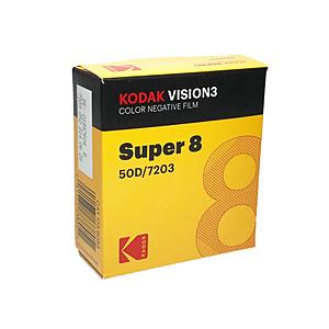 Kodak(コダック) カラーネガ VISION3 50D スーパー8 ムービーフィルム 7203 ...