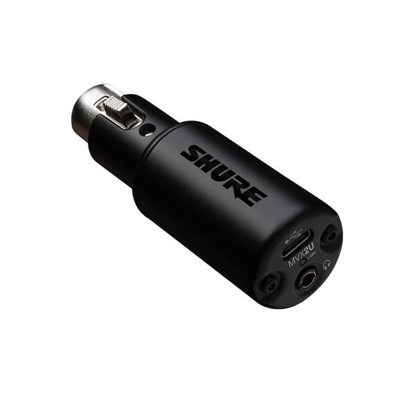 SHURE(シュア) ヘッドホン出力付きXLR-USB変換アダプター   MVX2U