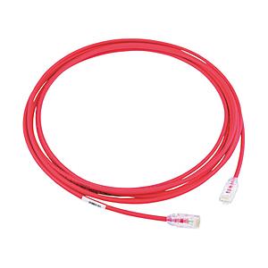 パンドウイット パンドウイット　カテゴリ6A細径パッチコード　5m　赤　UTP28X5MRD