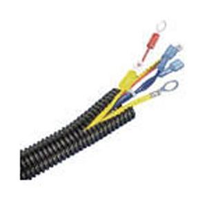 パンドウイット コルゲートチューブ 耐熱性ナイロン6 スリット付き 黒 CLT50NC630