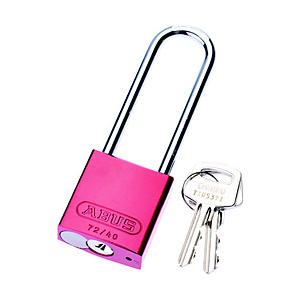 パンドウイット パンドウイット　ロックアウト用ハイセキュリティパドロック　赤 PSL-7-LS