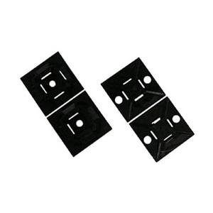 パンドウイット マウントベース アクリル系粘着テープ付き 耐候性黒 ABM2SATC0