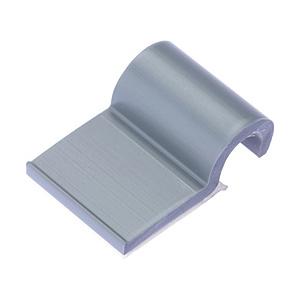 パンドウイット パンドウイット　固定具コードクリップ　ゴム系粘着テープ付き　グレー（100個入）  ...