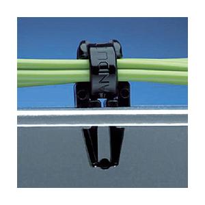 パンドウイット 押し込み型固定具　耐候性黒　PM2H25M0 （1袋1000個）