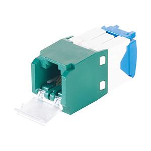 パンドウイット パンドウイット　カテゴリ６Ａ　モジュラージャック　緑   CJ6X88TGGR